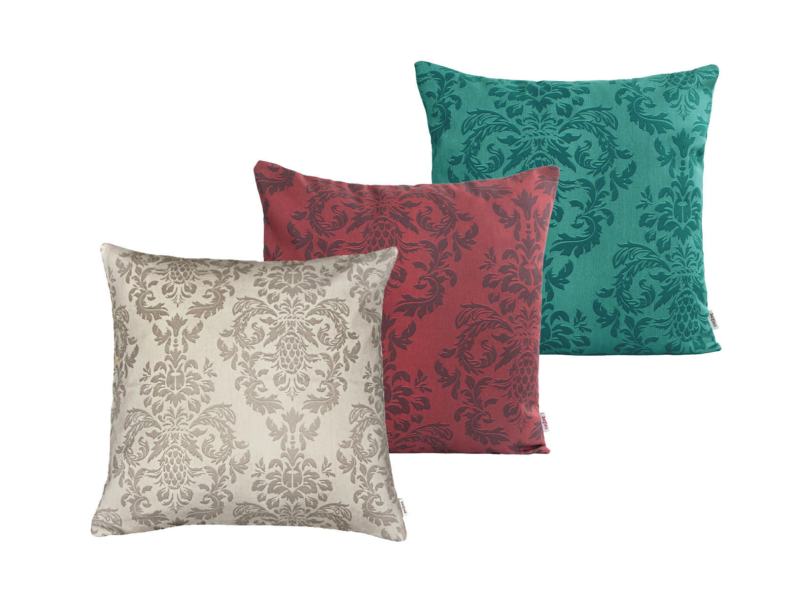 KISSENNHÜLLE Epoche petrol-grün 40/40 cm - Petrol, Textil (40/40cm) - beties Heimtextil