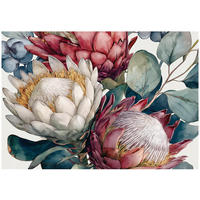 FOTOTAPETE Blumen Natur Grün 250x175 cm - Multicolor, Papier (250/175cm) - Wallarena