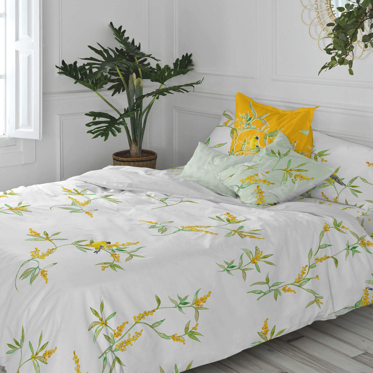 KISSENBEZUG corniglia 60x60 cm mehrfarbig - Multicolor, Textil (60/60cm) - Happy Friday