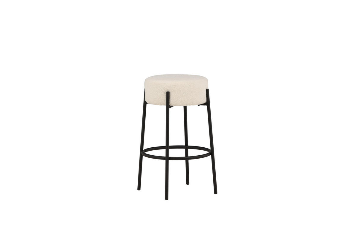 BARHOCKER weiß - Weiß, Holzwerkstoff (50/70/50cm) - ebuy24