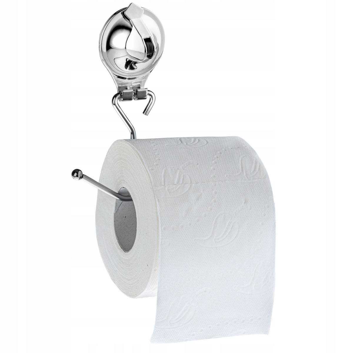 TOILETTENPAPIERHALTER 15 x 16 cm, silber - Silberfarben, Metall (17/15cm) - KADAX
