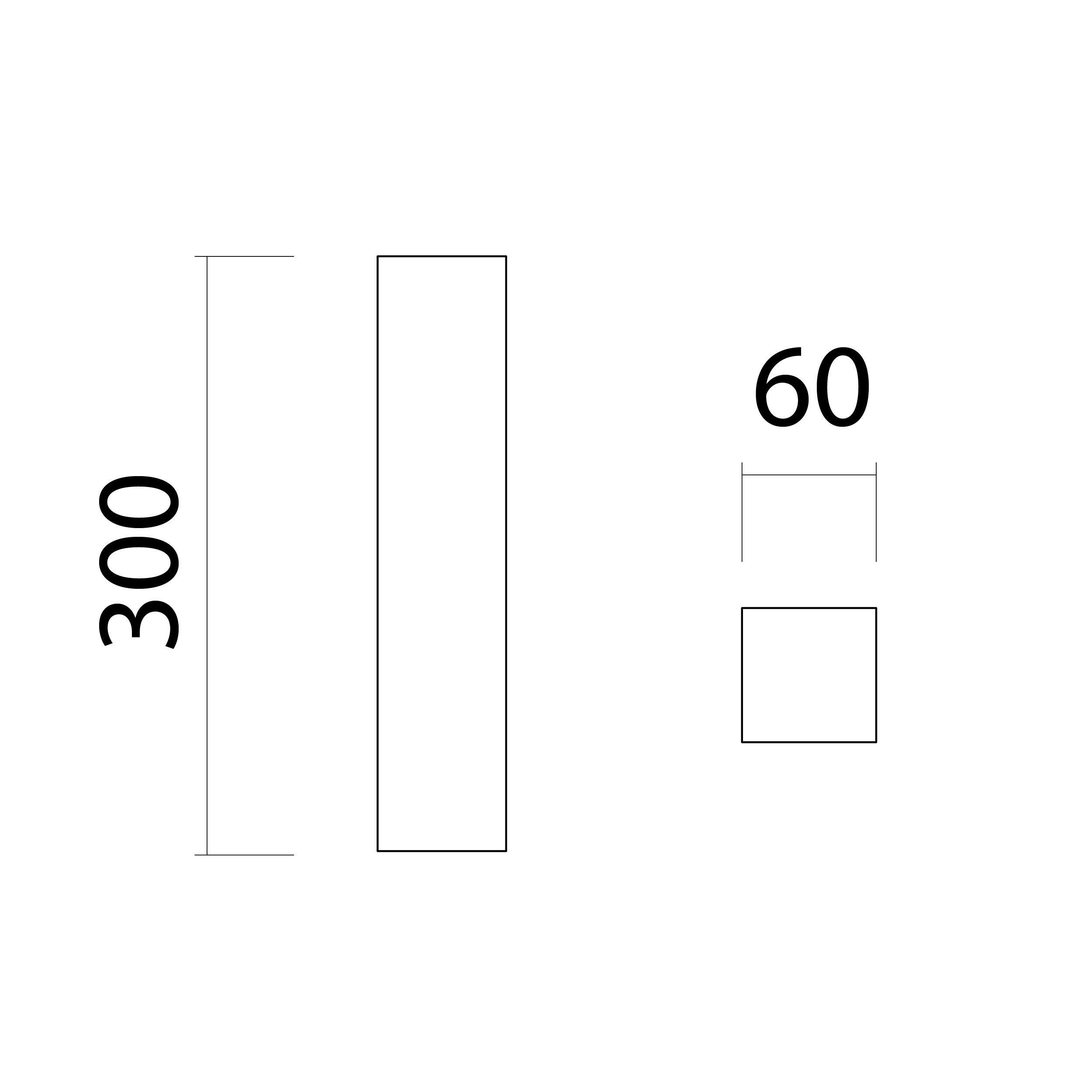 DECKENLEUCHTE - Grau, Metall (6/6/30cm) - Lumicom