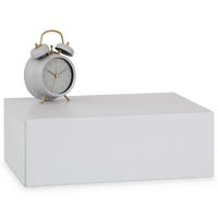 NACHTTISCH ANNE hängend - Hellgrau, Holzwerkstoff (42/14/30cm) - CARO-Möbel