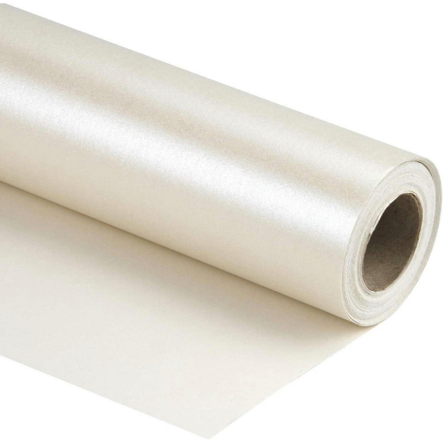 GESCHENKPAPIER Mattweiß 76 cm x 10 m - Weiß, Papier (4/4/76cm)