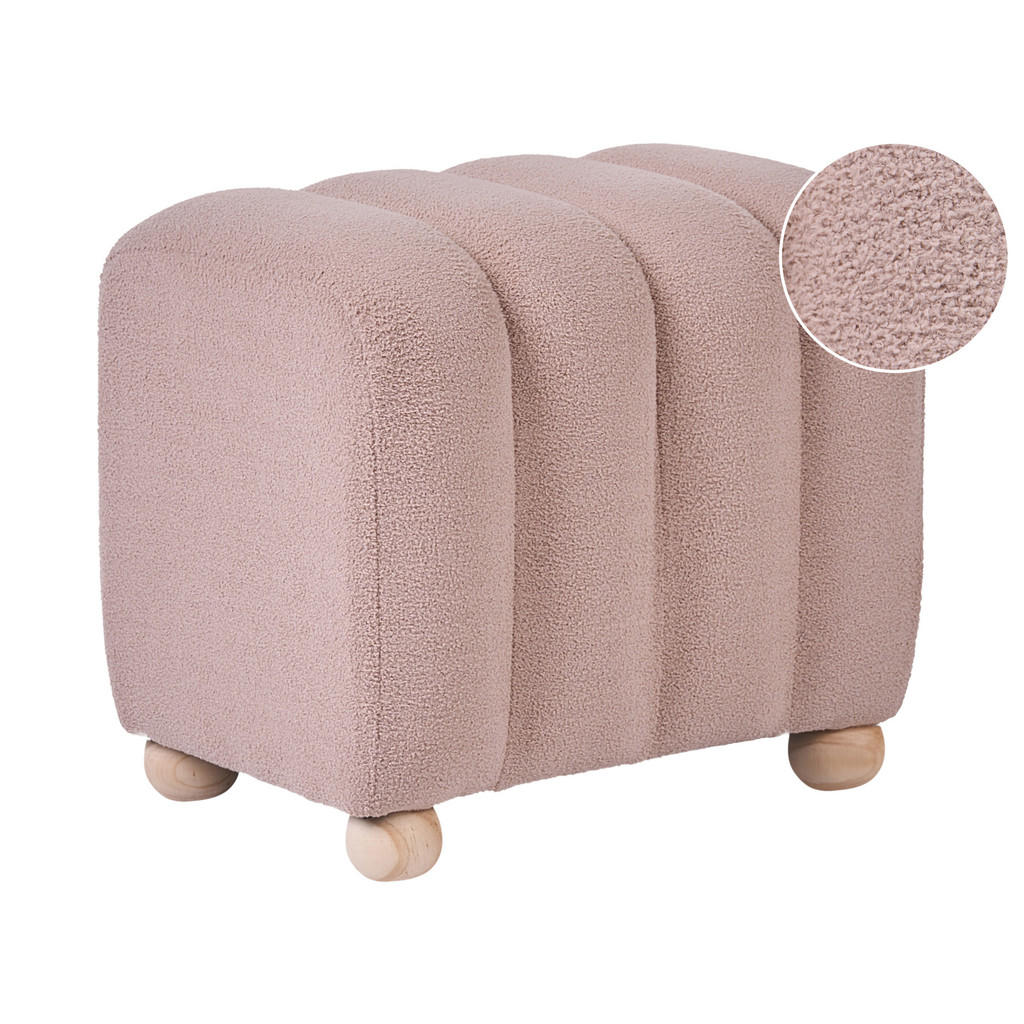 POUF bouclé bej Idyllwild