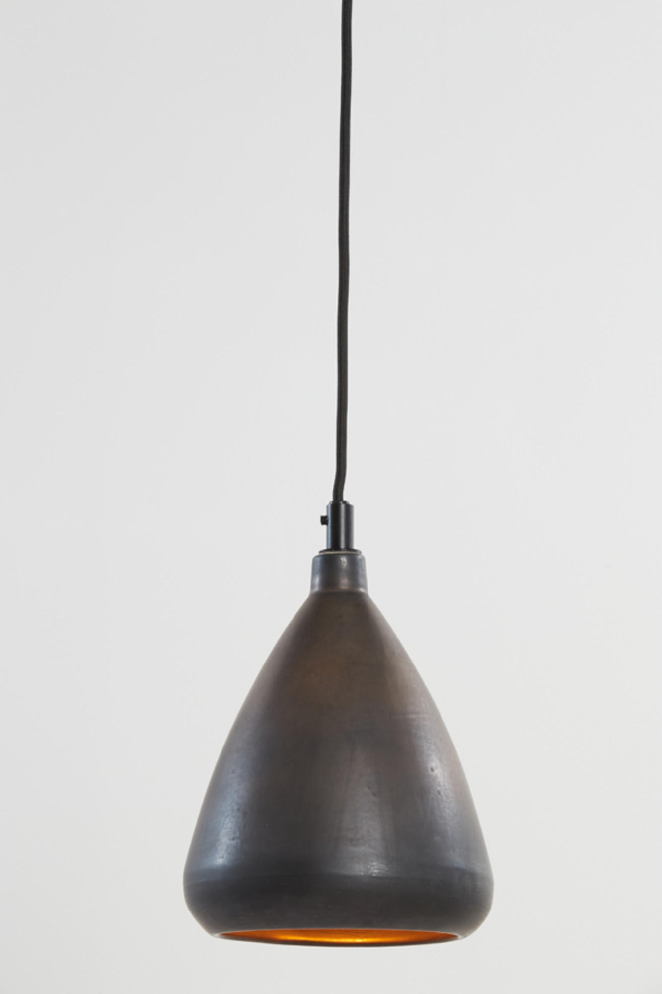 HÄNGELAMPE Desi Bronze Ø18/20 cm - Bronzefarben, Keramik (18/18/20cm) - Light & Living