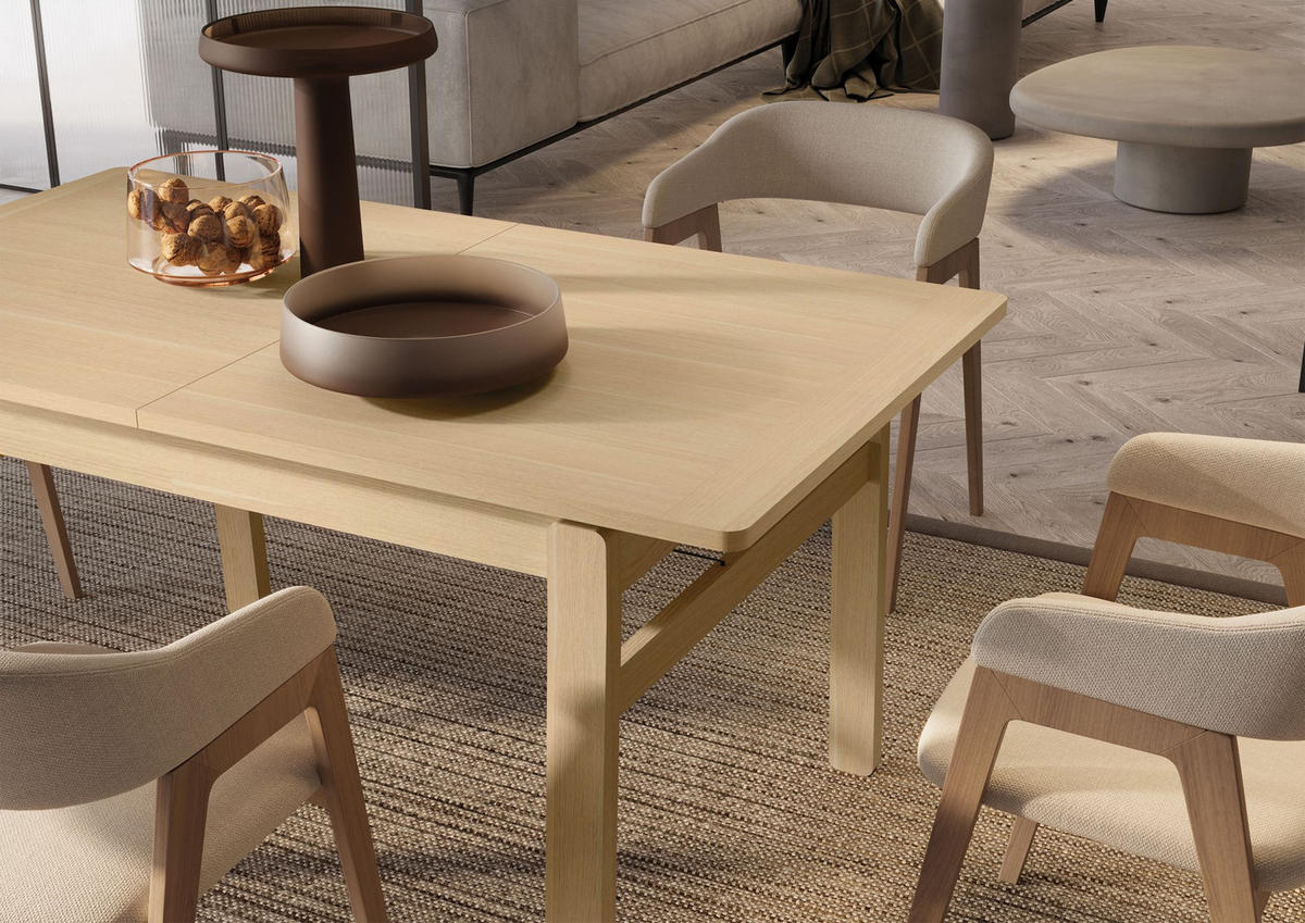 ESSTISCH Plot ausziehbar Helle Eichenholzoptik, 149 x 269 x 85 cm - Beige, Holz/Holzwerkstoff (85/149/77cm) - Selsey