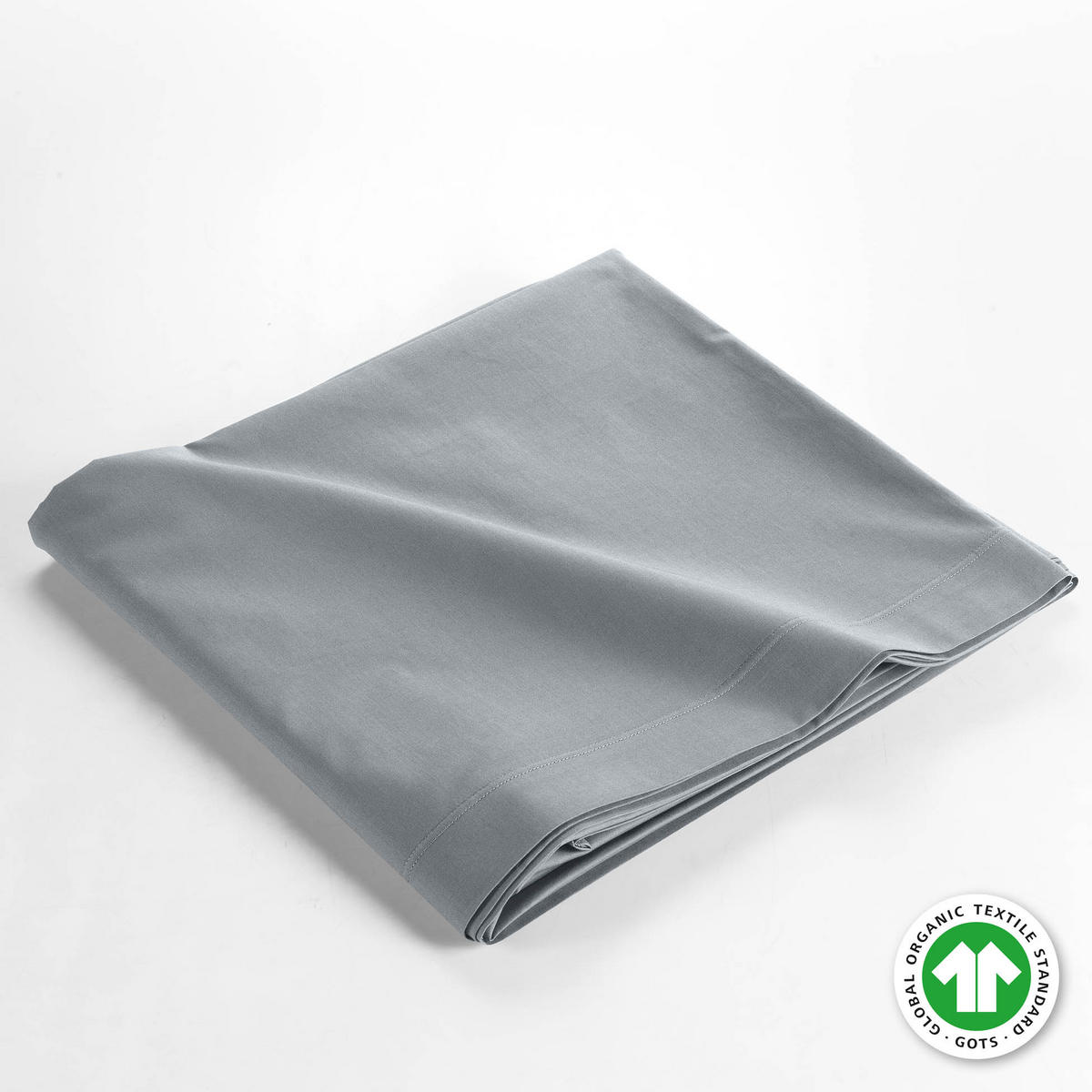BAUMWOLL-BETTAUFLAGE Biolina 300/240 cm - Grau, Naturmaterialien (240/300cm) - Douceur d´intérieur