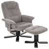 RELAXSESSEL CHARLY - Schwarz/Grau, Textil (76/87/61cm) - IDIMEX