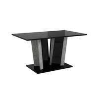 COUCHTISCH 100 cm in Schwarz glänzend - Schwarz Hochglanz, Holzwerkstoff (60/100/55cm) - Home Collective