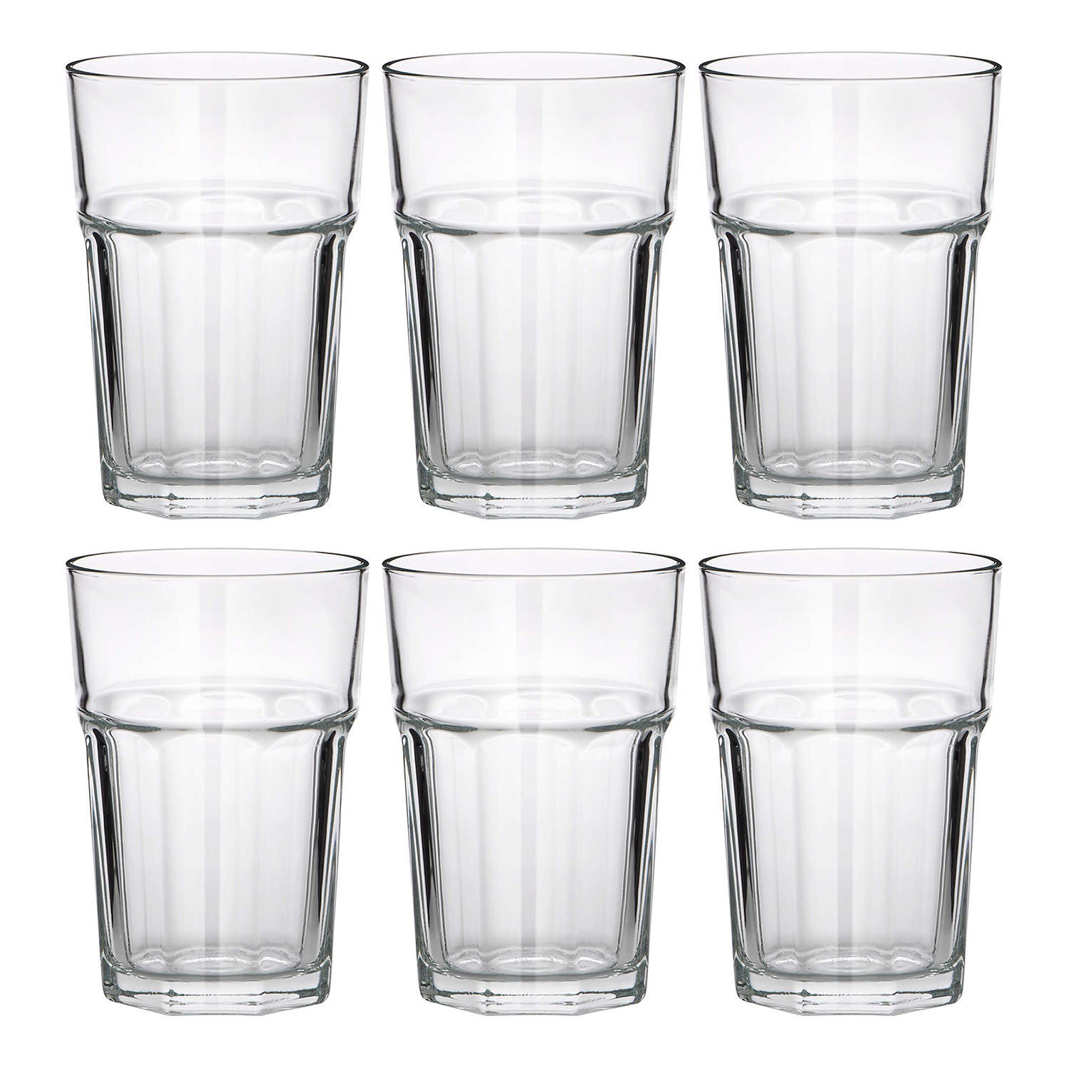 TRINKGLAS (6er Set) Gibraltar - Transparent, Glas (0.36L) - Butlers