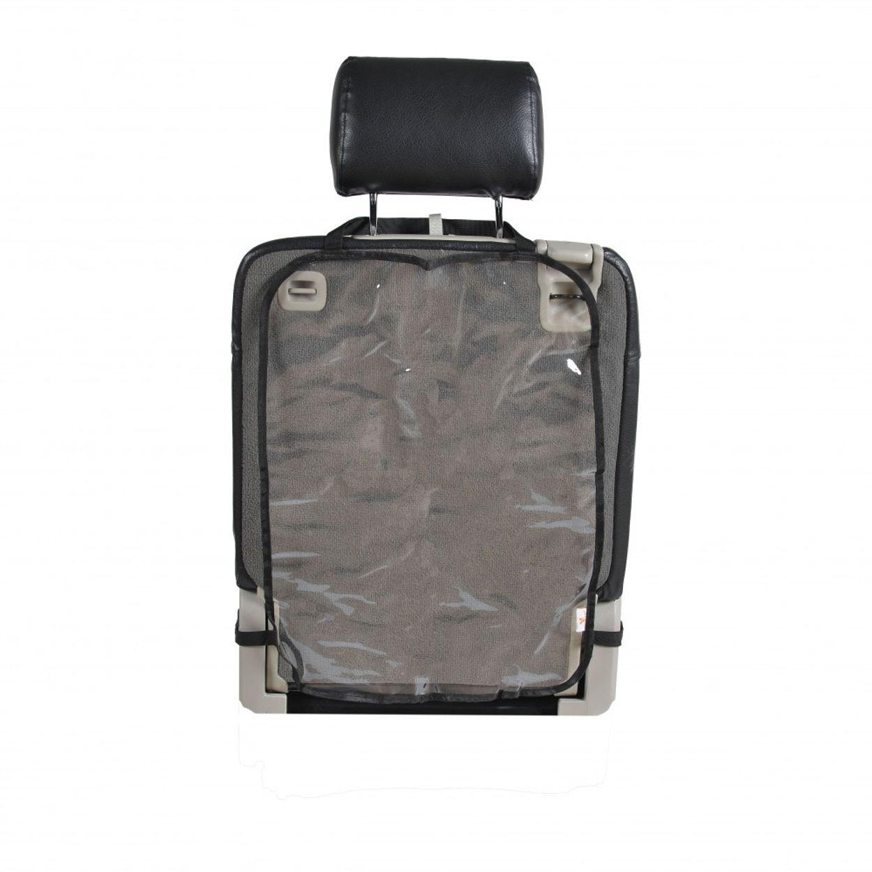 RÜCKENLEHNENSCHUTZ Autositzschutz Defender transparent PVC, waschbar, transparent, Auto, leicht zu reinigen, für unterwegs - Weiß, Kunststoff (43/60/1cm) - Cangaroo