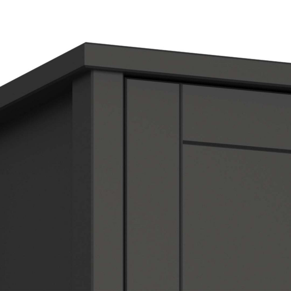 KLEIDERSCHRANK anthrazit - Anthrazit, Holzwerkstoff (89/195/50cm) - ebuy24
