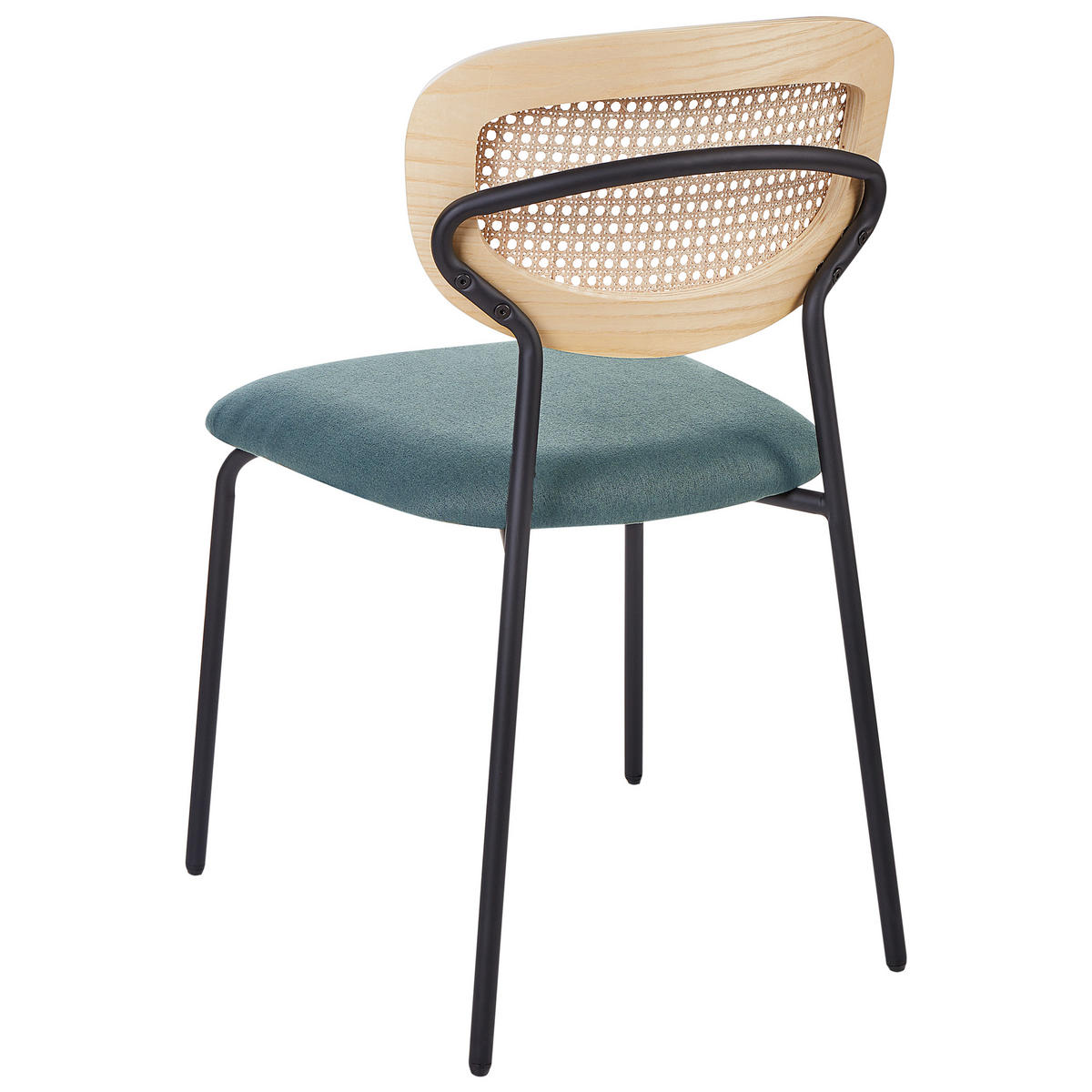 JÍDELNÍ ŽIDLE 2 ks sada Kov Modrozelená Mayetta - jadeitově zelená, kov (50/81/51cm) - Beliani