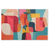 ROHOŽKA Tvary - barevné - abstraktní - letadla 120x80 cm - různobarevná, textil/umělá hmota (120/0.4cm) - MuchoWow