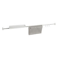 KLEMMSTANGE Sure-Lock, Chrome - Silberfarben, Kunststoff (34.62/11.76/186.06cm) - Umbra