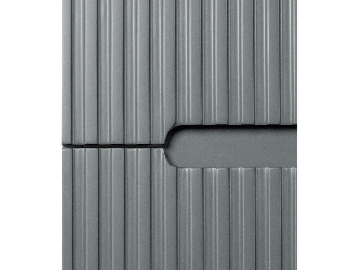 EINZELWASCHTISCH - 80cm x 45.5cm - MDF - grau - PAVANI - Grau, Holz (80/55/45.5cm) - Vente-Unique