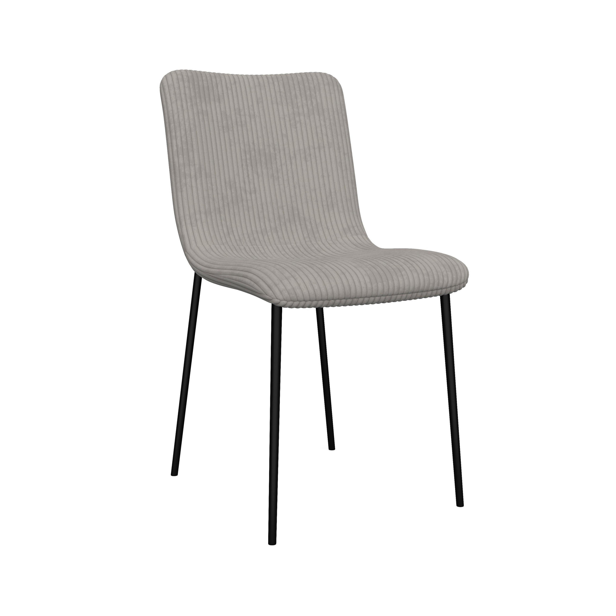 Bessagi Home Stuhl Hellgrau 45x85x55 cm