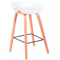 HOCKER Kunststoff Weiß - Weiß, Kunststoff (49/76/45cm) - Nest Dream