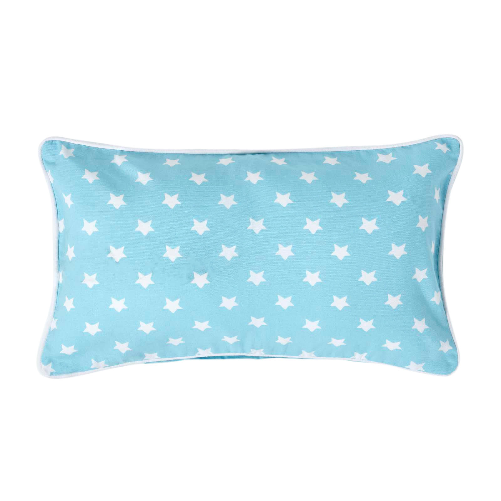 KISSENHÜLLE Sterne 30/50 cm, 100% Baumwolle - Blau, Textil (30/50cm) - Homescapes