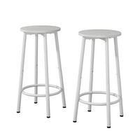 BARHOCKER Edmonton Weiß 31.5 x 64 cm 2 Teile - Weiß, Holzwerkstoff (31.5/64/30cm) - Vicco