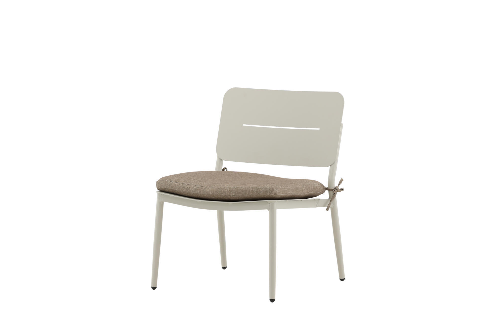 GARTENESSSTUHL LINA Beige 55x59x73 cm - Beige, Metall (55/73/59cm) - FURNLUX