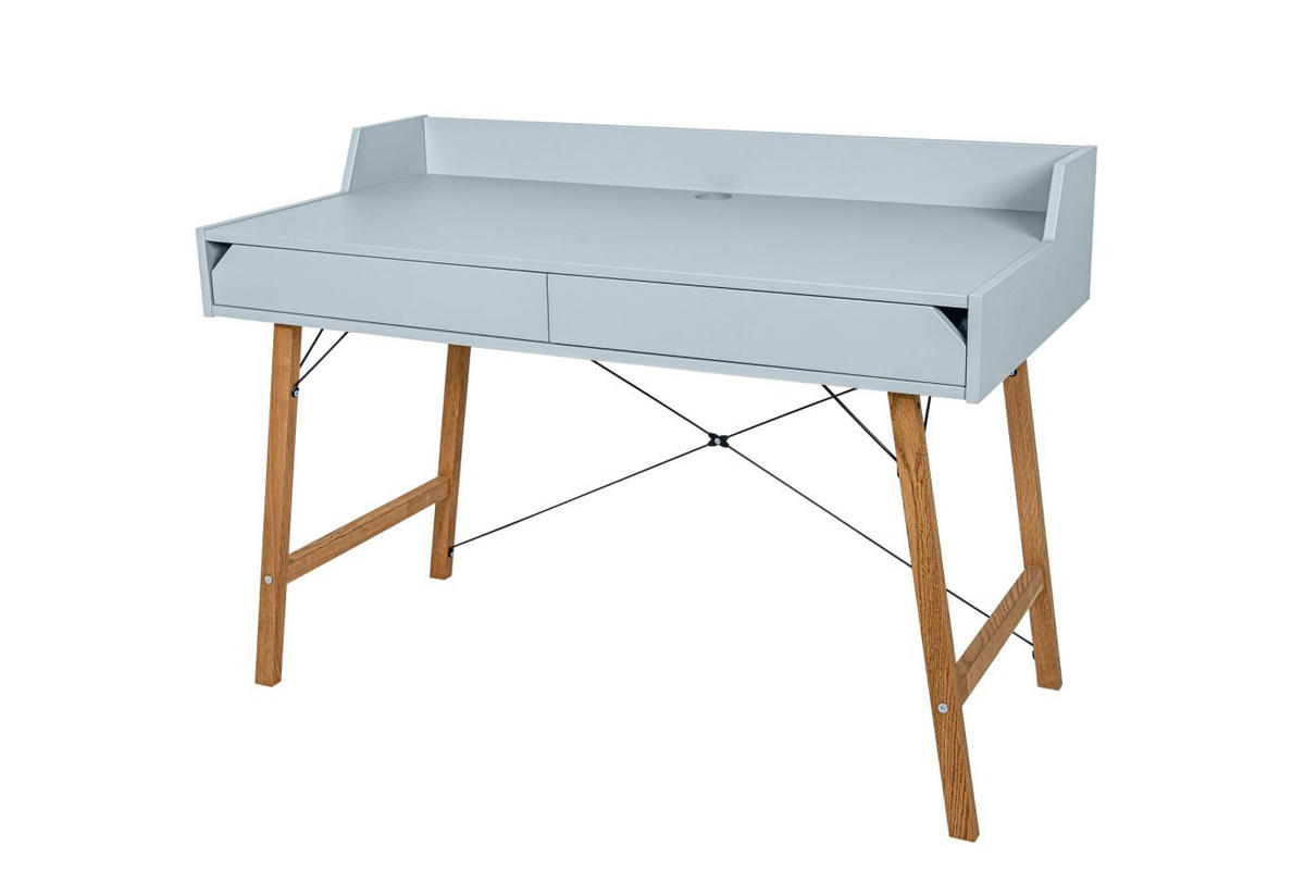 KINDERSCHREIBTISCH Lotta - Blau, Holzwerkstoff (120/76/60cm) - RAUMHIRSCH FURNITURE