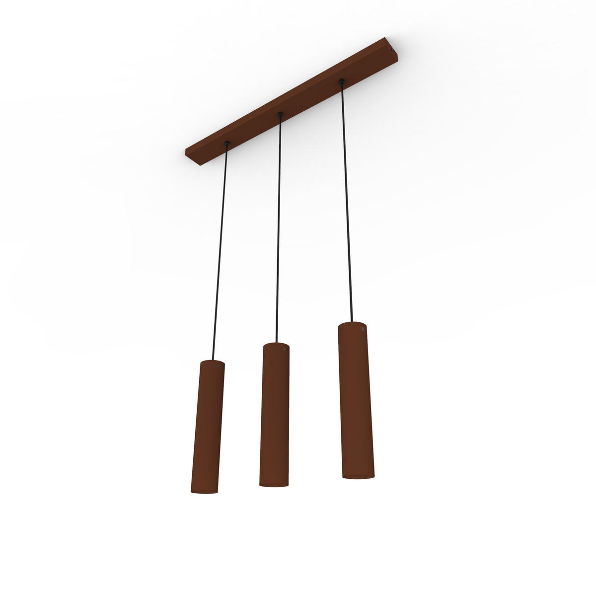 HÄNGELEUCHTE - Dunkelbraun, Metall (6/70/30cm) - Lumicom