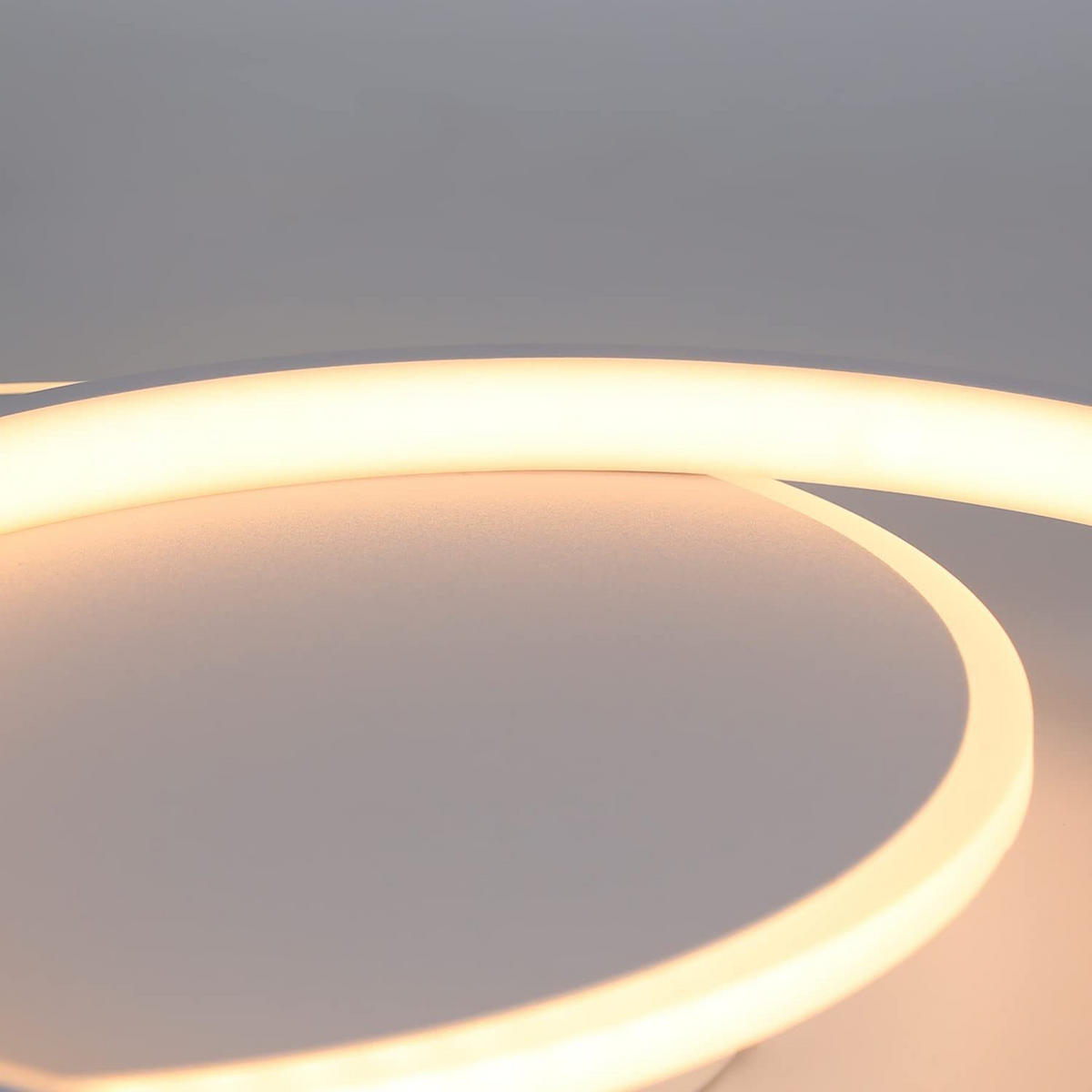 DECKENLEUCHTE Rosalyndra 40/30/6 cm - Weiß, Metall (40/30/6cm) - ZMH