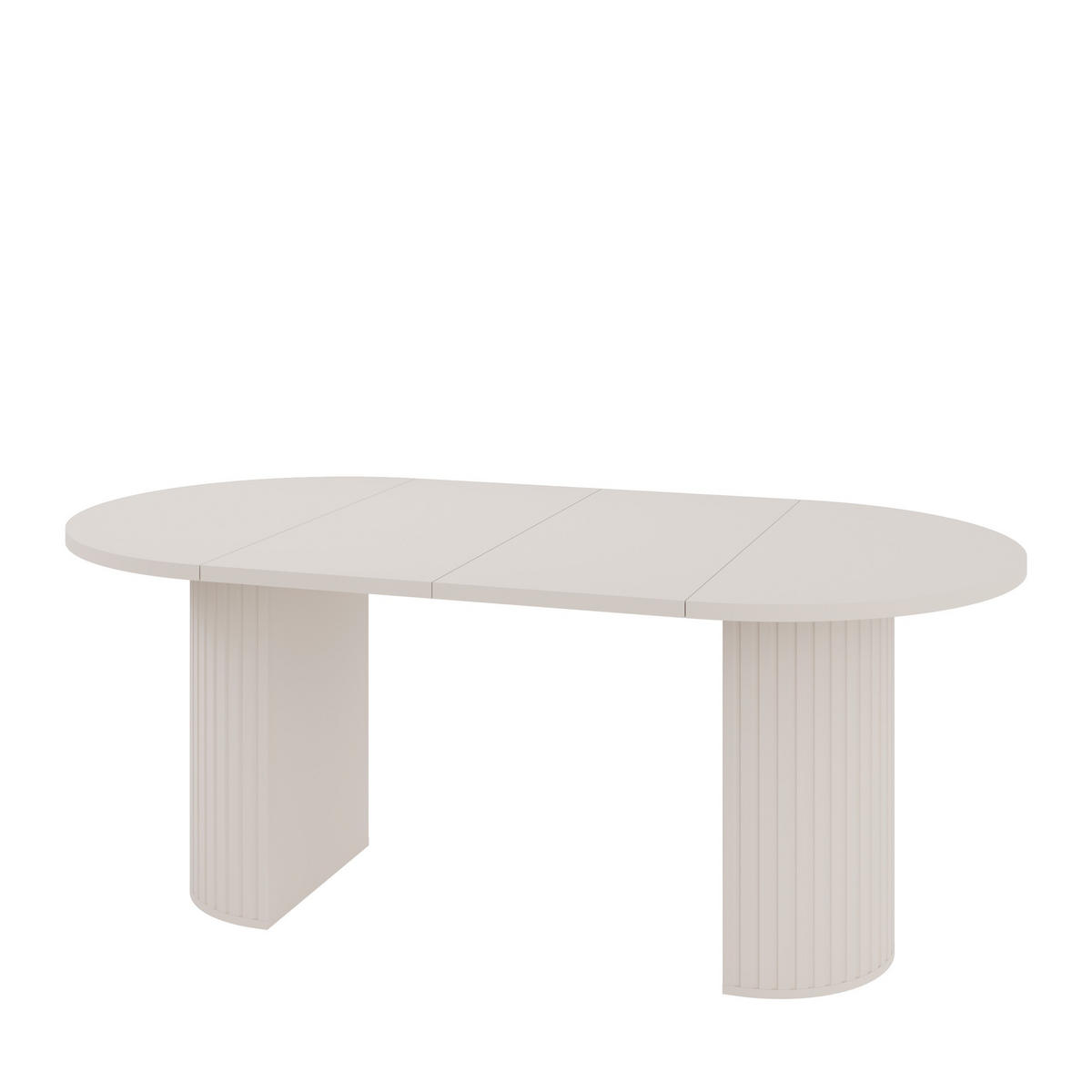 ESSTISCH BOLLA Ausziehbar 100 - 188 / 100 x 75 cm - Beige, Holz (100/100/75cm) - MASSENO