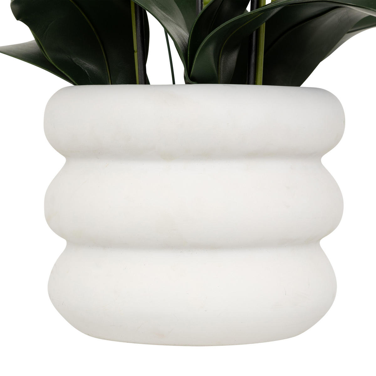 KÜNSTLICHE ORCHIDEE MICK 80 cm - Weiß, Kunststoff (80cm) - Atmosphera Createur d´interieur