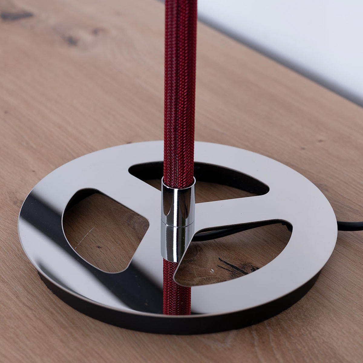 LED TISCHLEUCHTE Stratos Silber Chrom - Silberfarben, Metall (23/23/50cm)