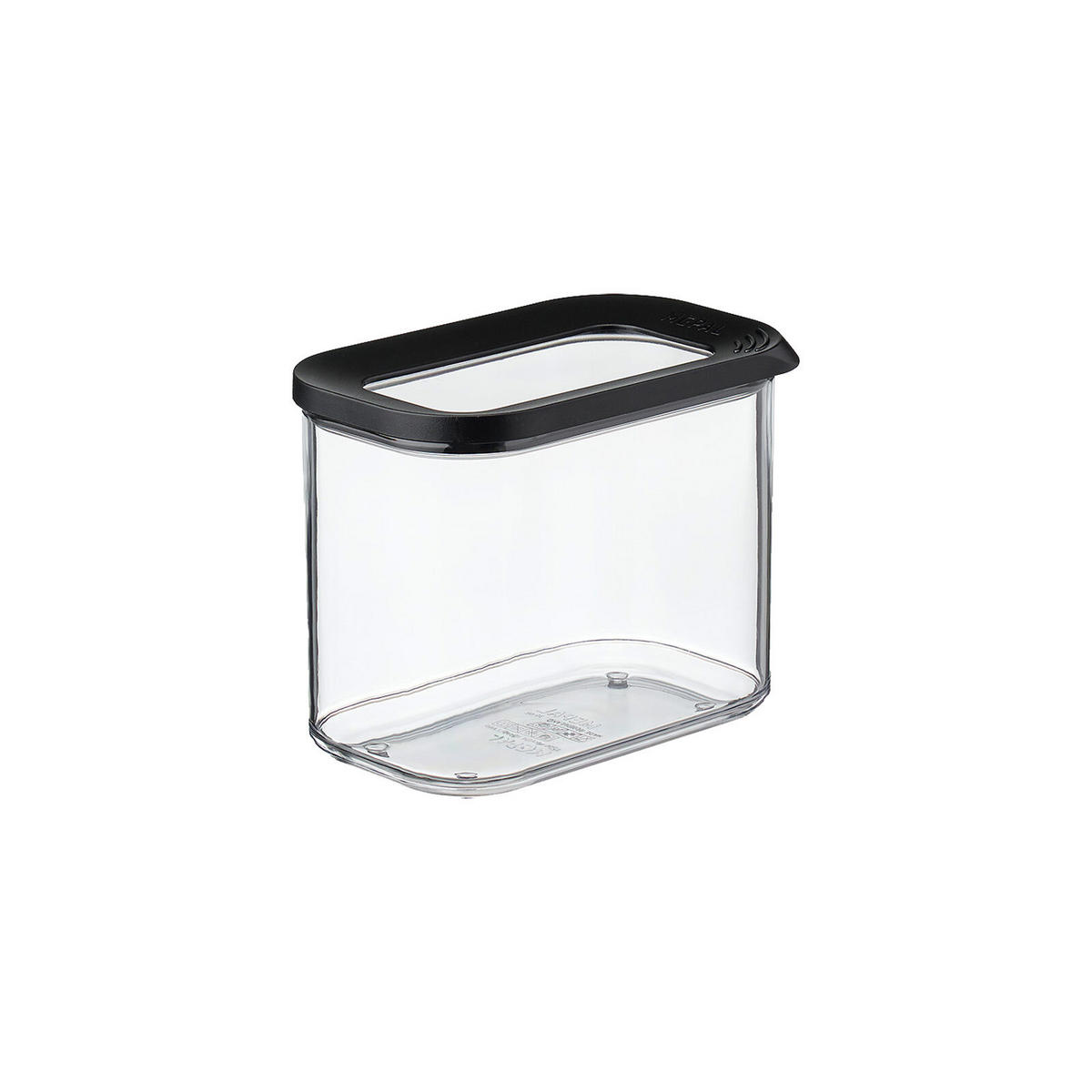 VORRATSDOSEN Modula schwarz 7er Set - Schwarz, Kunststoff (1/1/1cm) - Mepal