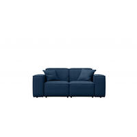 GARTENSOFA Gartenmöbel MALIBU 2 Sitzer Stoff Odyssey Marineblau - Blau, Holz (186/73/88cm) - Kaiser Möbel