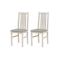 STUHL 2er ONTIKA 1, kaschmir - Beige, Holz (43/94/40cm) - Leaf Design