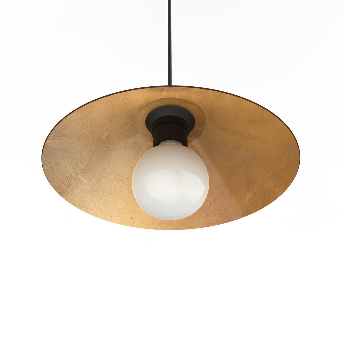 HÄNGELEUCHTE - Goldfarben, Metall (25/25/10cm) - Lumicom