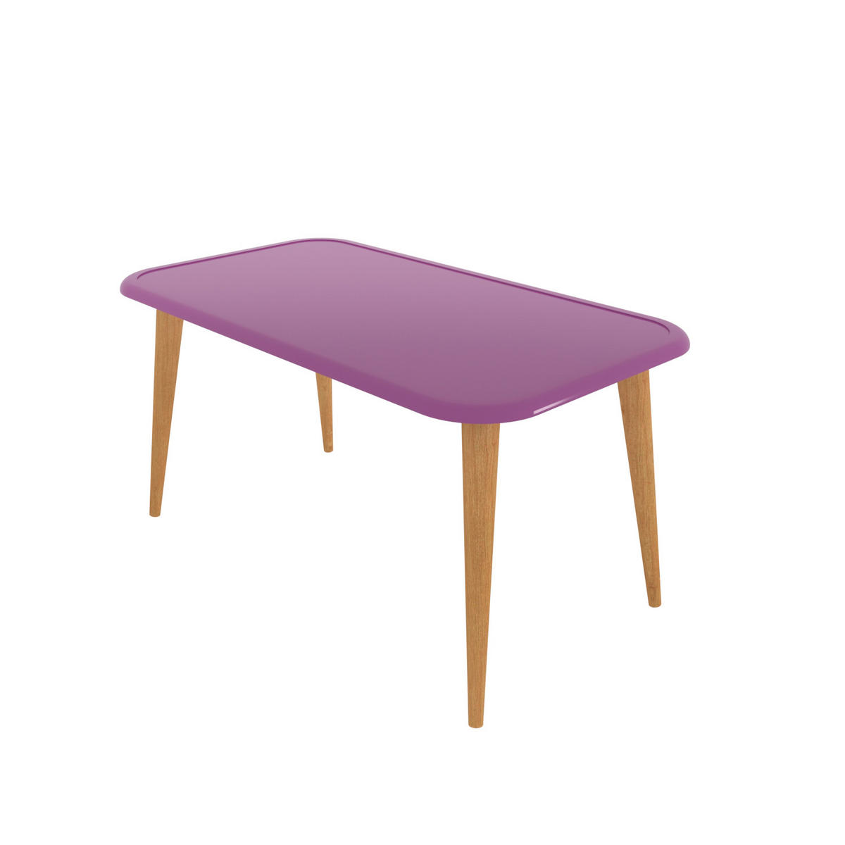 COUCHTISCH Bohemia - Lila, Holzwerkstoff (89.5/48.5/46.5cm) - Decorotika