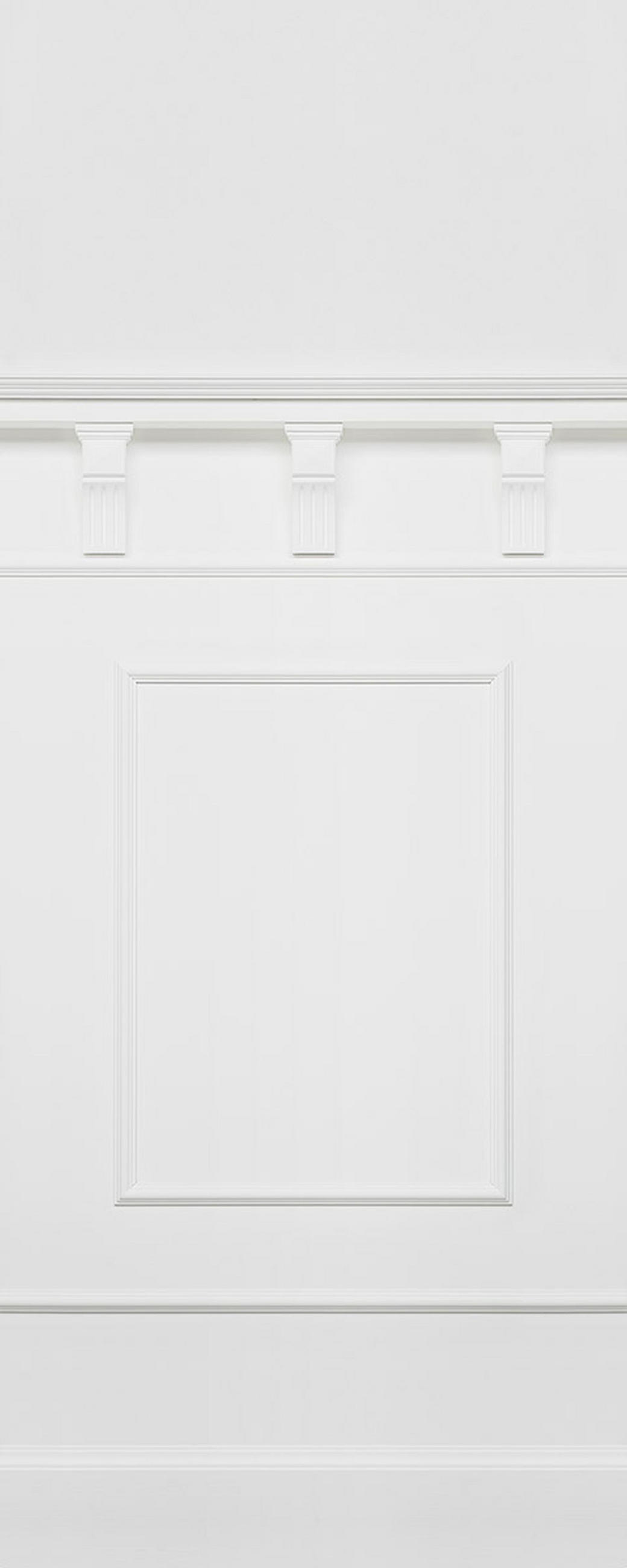 FOTOTAPETE Panel 100 x 250 cm - Weiß, Papier (100/250cm) - Sanders & Sanders