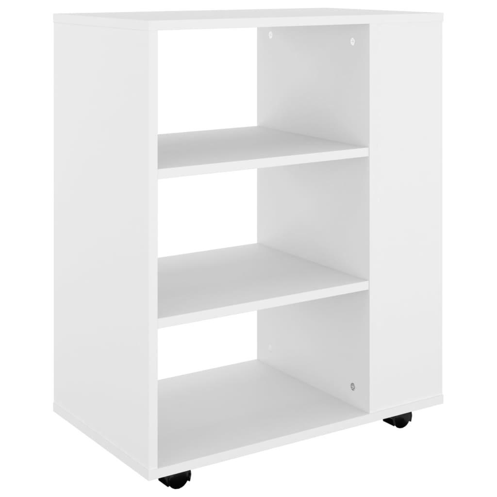 vidaXL Rollschrank Weiß 60x75x35 cm