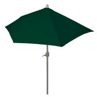 SONNENSCHIRM I HALBRUND UV 50+ Grün - Grün, Textil (260/135cm) - MCW