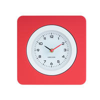WANDUHR New Vintage Ø22 cm - Rot, Kunststoff (22/4.4/22cm) - Karlsson