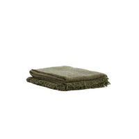 PLAID Miraso Grün 170/130/0,5 cm - Grün, Textil (130/170cm) - Light & Living