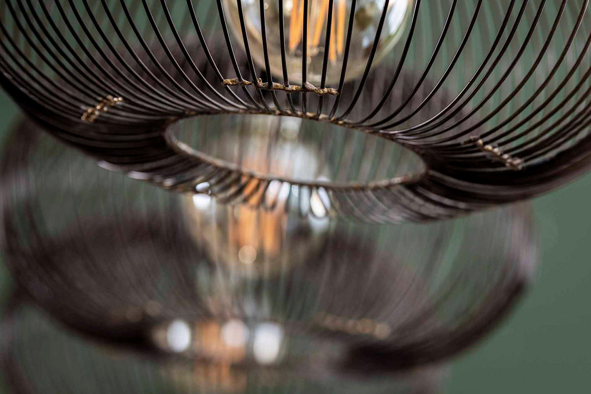 HÄNGELAMPE CATAVI Schwarz Metall - Schwarz, Metall (35/170/150cm) - KAWOLA