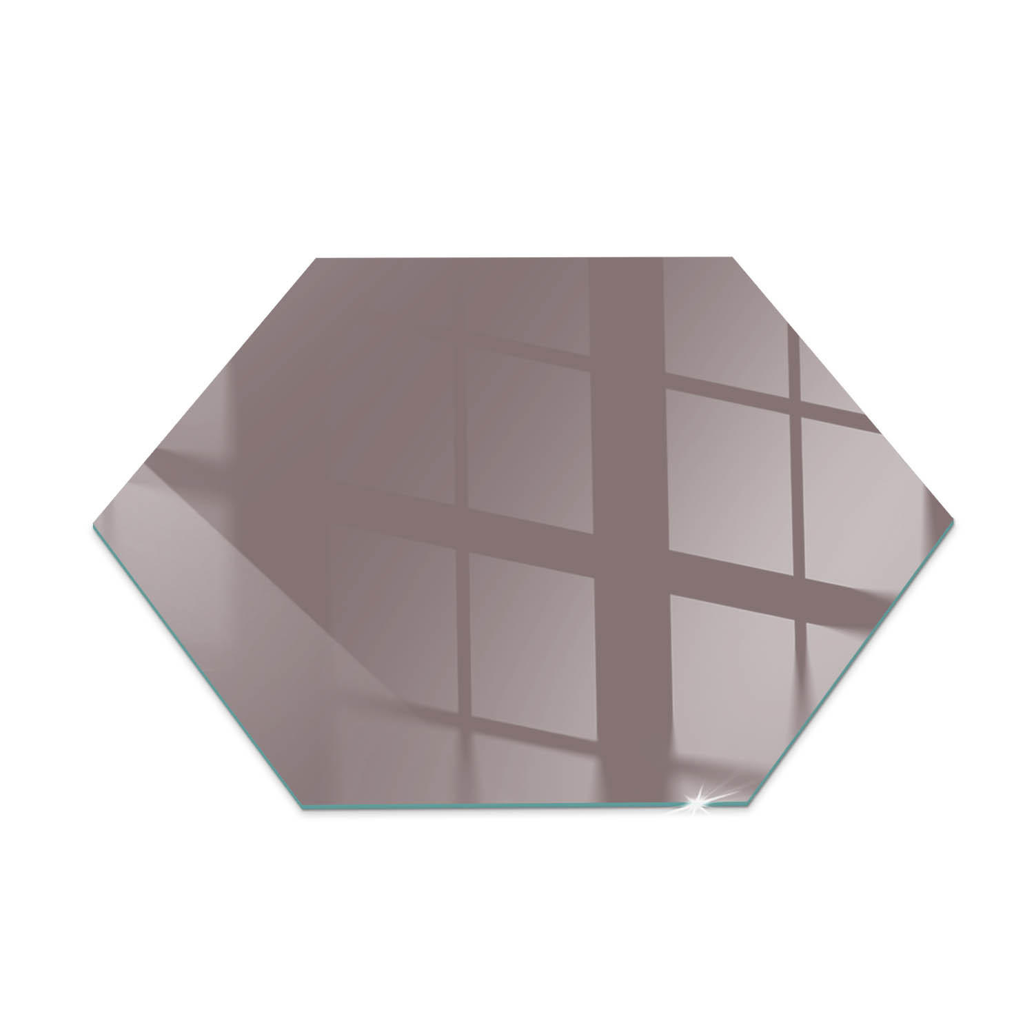 GLASPLATTE für Kamin h40 cm Rosa - Pink, Glas (40/40/0.4cm) - ArtPrintCave
