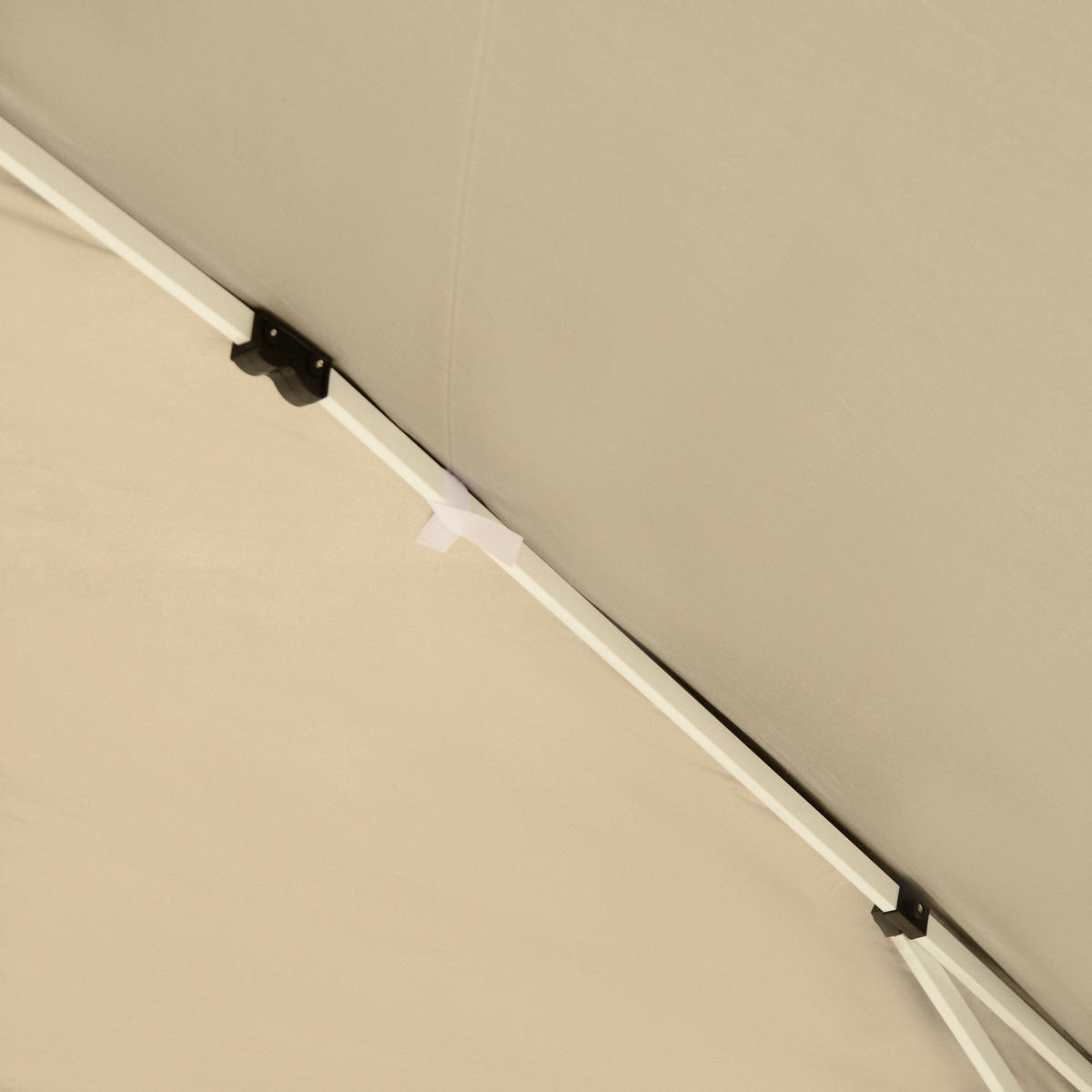 PAVILLON ca.3x3m - Schwarz, Kunststoff (295/255/295cm) - Outsunny