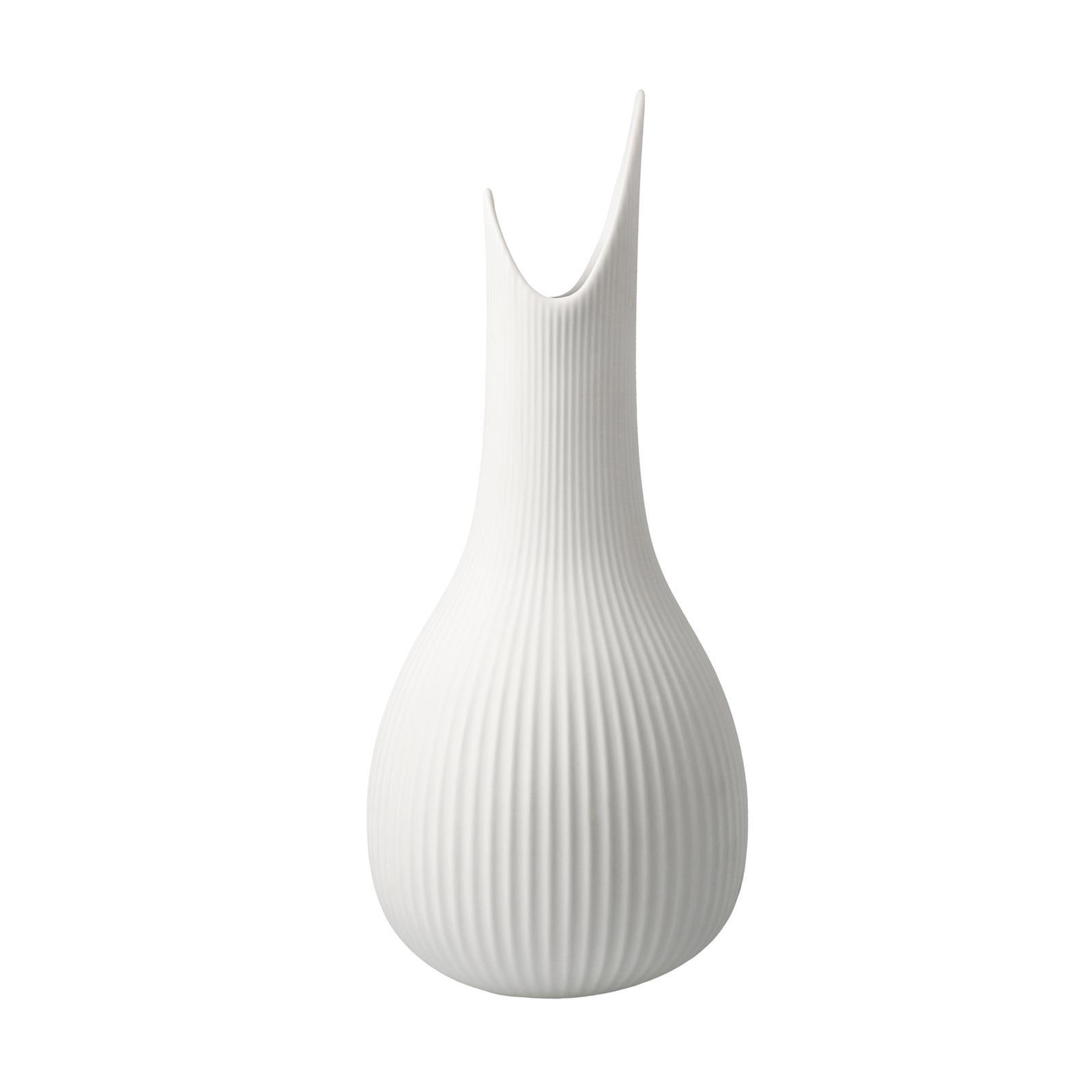 VASE Studio 8 Pure Raindrop weiß 25 cm - Weiß, Keramik (25cm) - Goebel