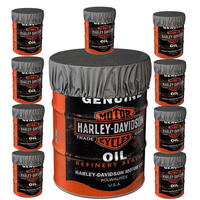 10 Stück Fasshaube 60cm Poly - Grau, Stein (96/15/96cm) - QUICK STAR