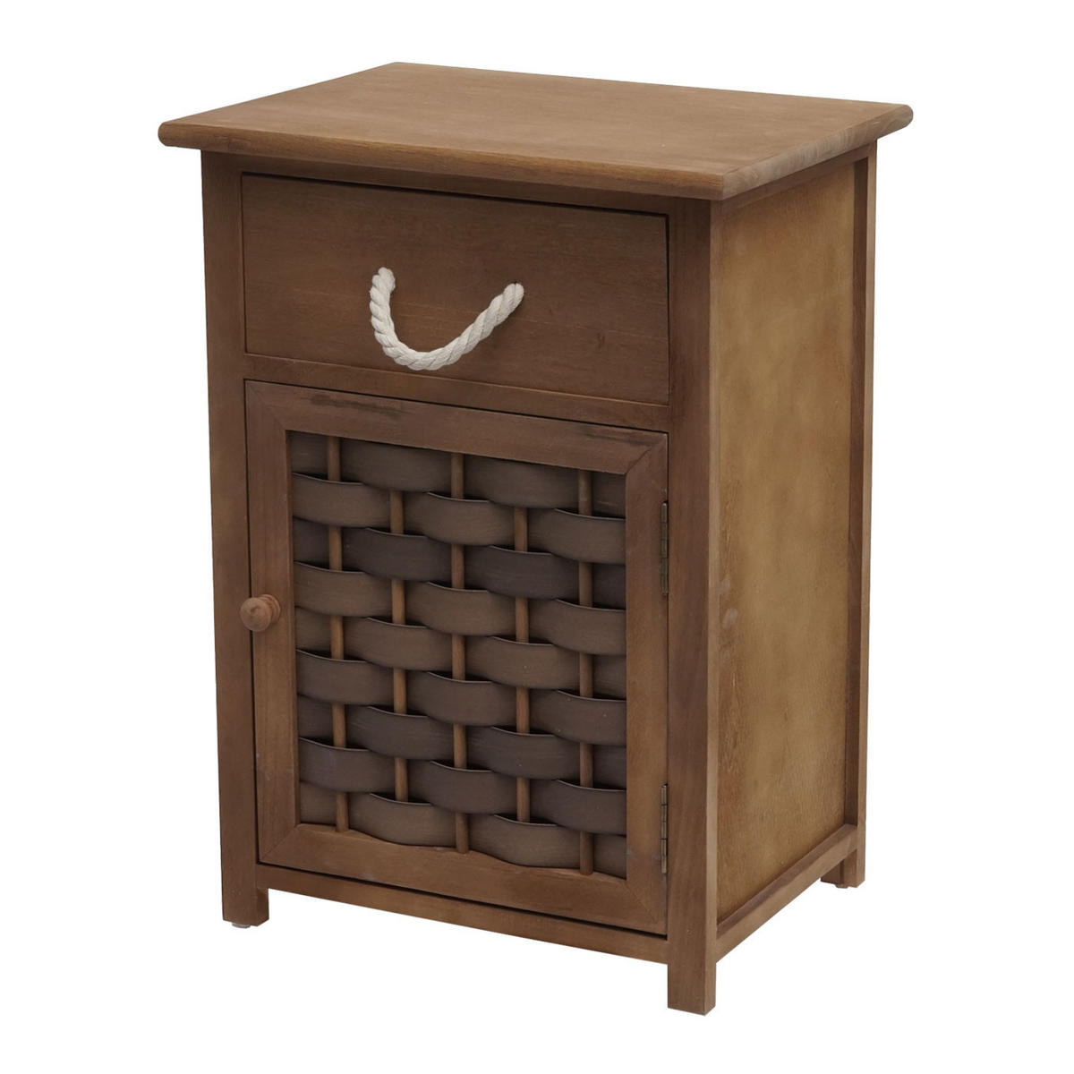 KOMMODE dunkelbraun, braun - Dunkelbraun/Braun, Holz (39/55/28cm) - MCW