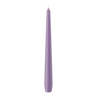 SPITZKERZEN (konische Kerzen) Mauve Lila 250 x Ø 25 mm, 12 Stück - Mauve, Paraffin (2.5/25/25cm) - Wiedemann Kerzen