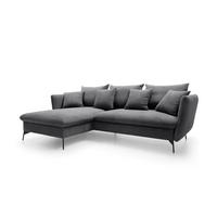 ECKSOFA VITON Grau 258x167x91 cm - Grau, Textil (258/167cm) - FURNLUX